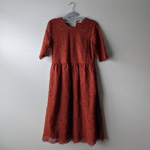 Tea n rose dress - Picture 2 of 7